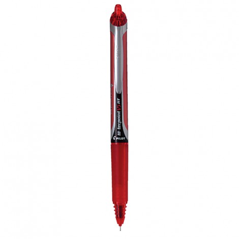 Penna Hi-Tecpoint V5 RT a scatto - rosso