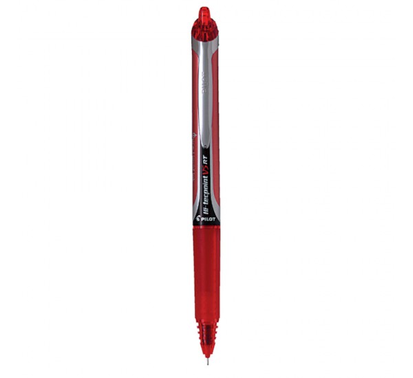 Penna Hi-Tecpoint V5 RT a scatto - rosso