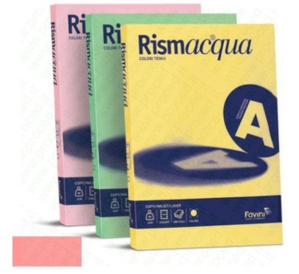 Carta Rismacqua A4 - rosa