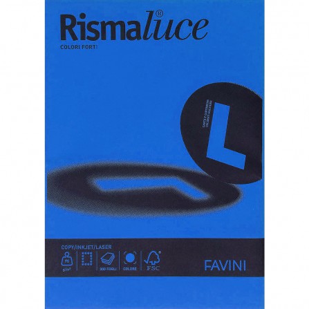 Carta Rismaluce A4 - blu