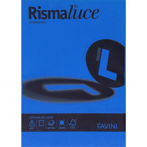 Carta Rismaluce A4 - blu