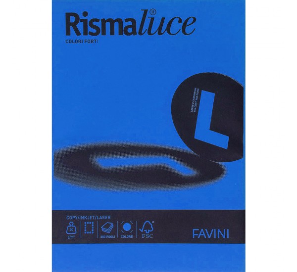 Carta Rismaluce A4 - blu