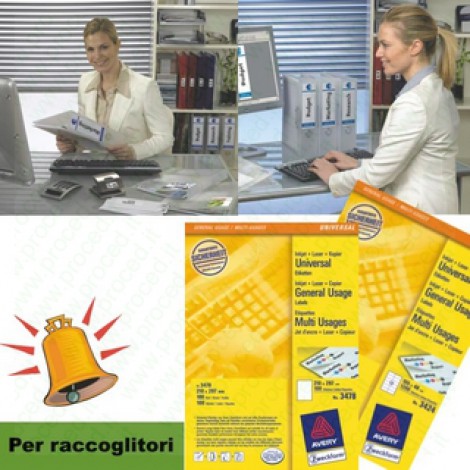 Etichette per raccoglitori