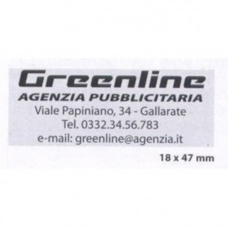 Gomma per Timbro personalizzato - 18X47 mm